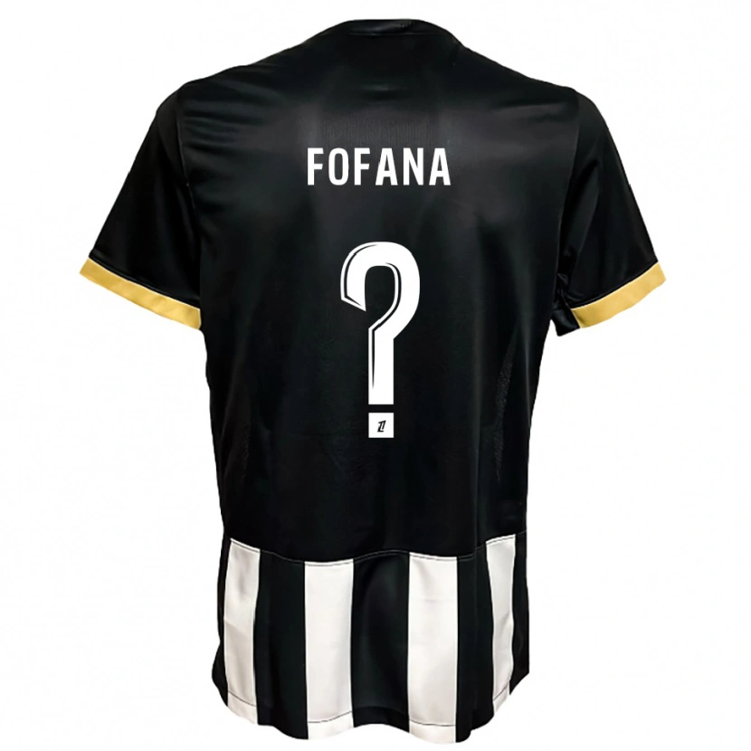 Danxen Herren N'faly Fofana #0 Schwarz Weiß Heimtrikot Trikot 2025/26 T-Shirt Österreich