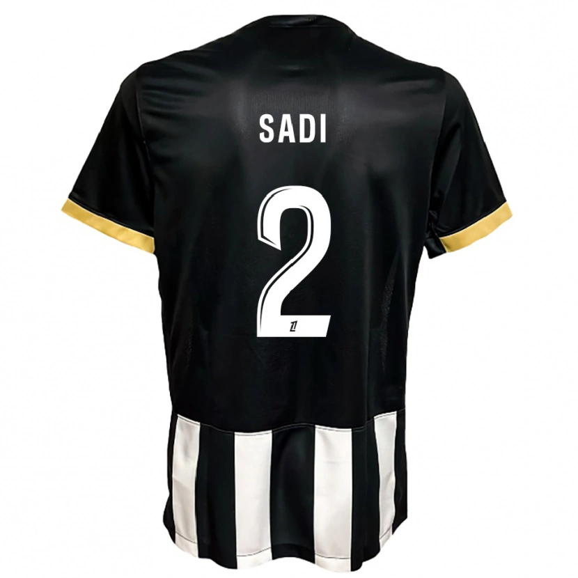 Danxen Herren Aymen Sadi #2 Schwarz Weiß Heimtrikot Trikot 2025/26 T-Shirt Österreich
