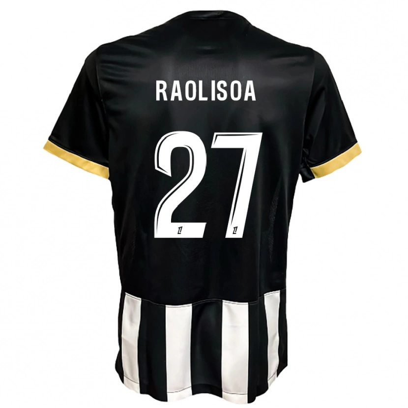 Danxen Herren Lilian Raolisoa #27 Schwarz Weiß Heimtrikot Trikot 2025/26 T-Shirt Österreich