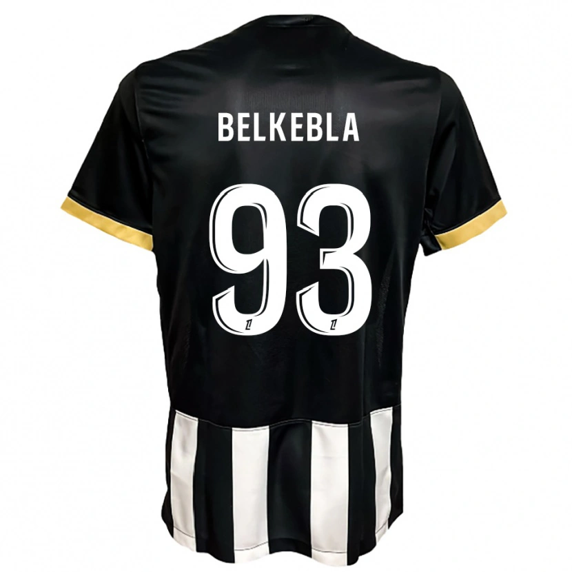 Danxen Herren Haris Belkebla #93 Schwarz Weiß Heimtrikot Trikot 2025/26 T-Shirt Österreich