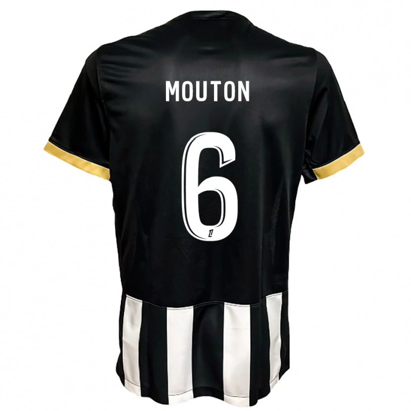 Danxen Herren Louis Mouton #6 Schwarz Weiß Heimtrikot Trikot 2025/26 T-Shirt Österreich