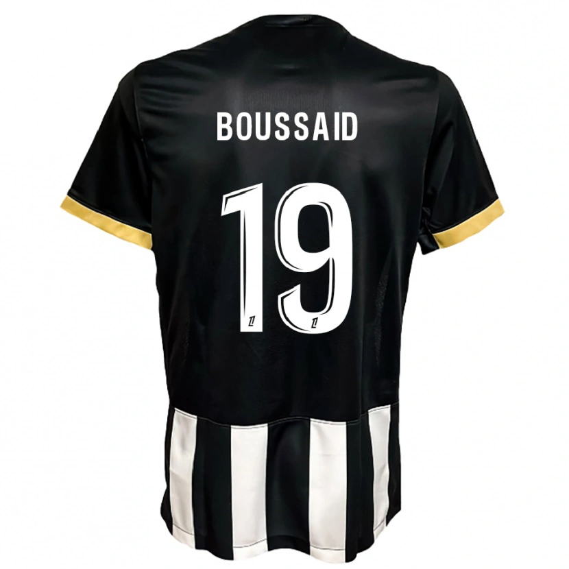 Danxen Herren Willsem Boussaid #19 Schwarz Weiß Heimtrikot Trikot 2025/26 T-Shirt Österreich