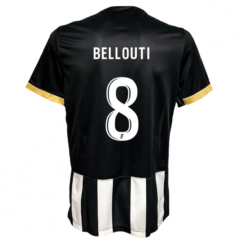 Danxen Herren Enzo Bellouti #8 Schwarz Weiß Heimtrikot Trikot 2025/26 T-Shirt Österreich
