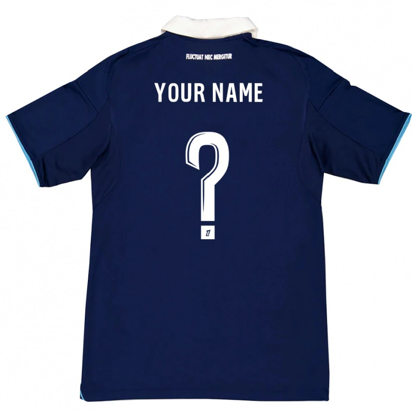 Danxen Herren Ihren Namen #0 Dunkelblau Weiß Heimtrikot Trikot 2025/26 T-Shirt Österreich