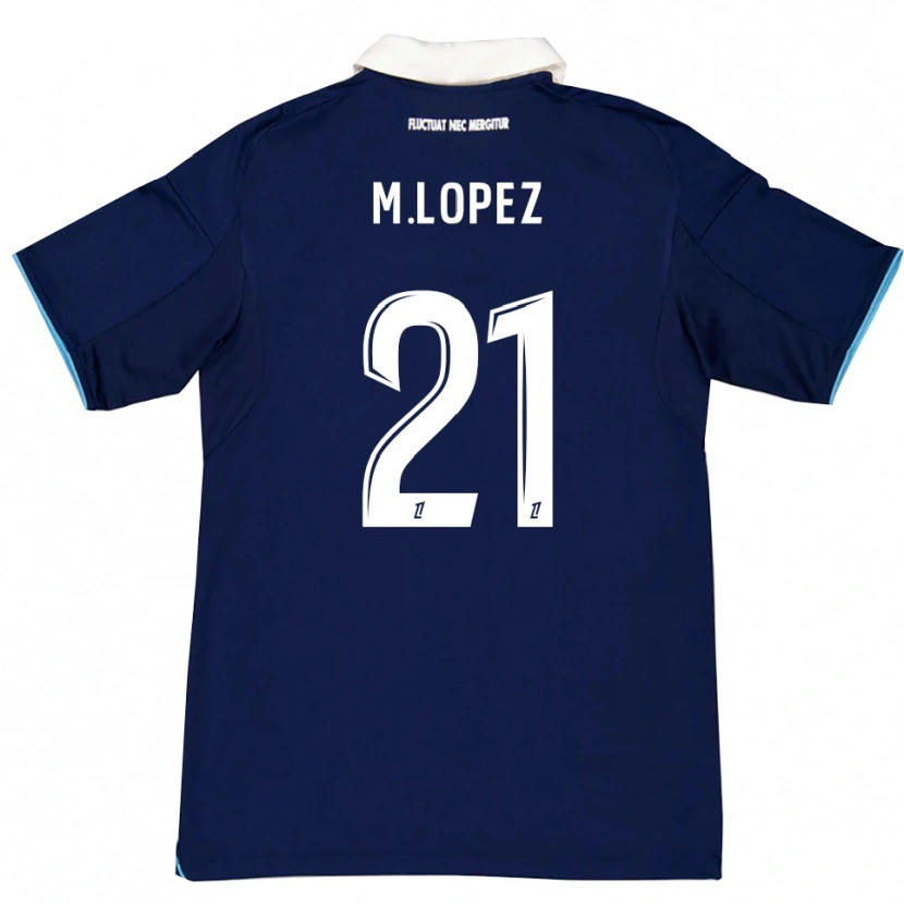 Danxen Herren Maxime Lopez #21 Dunkelblau Weiß Heimtrikot Trikot 2025/26 T-Shirt Österreich