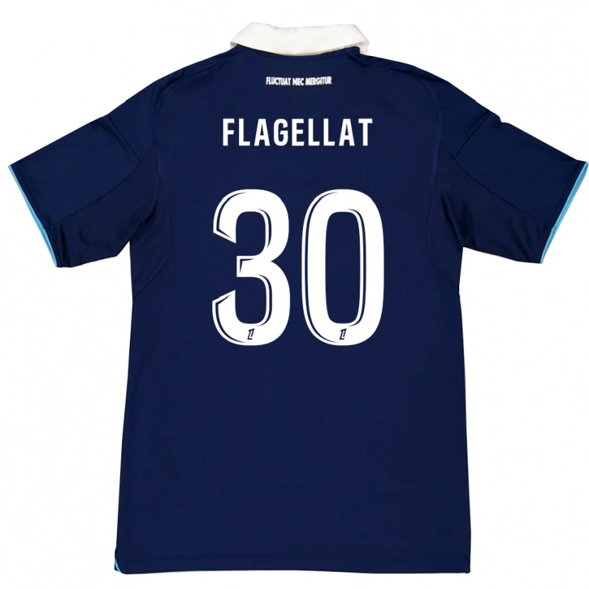 Danxen Herren Alizée Flagellat #30 Dunkelblau Weiß Heimtrikot Trikot 2025/26 T-Shirt Österreich