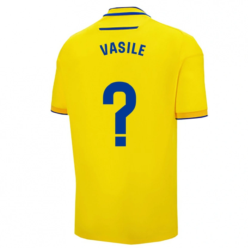Danxen Herren Cristian Vasile #0 Gelb Marine Heimtrikot Trikot 2025/26 T-Shirt Österreich