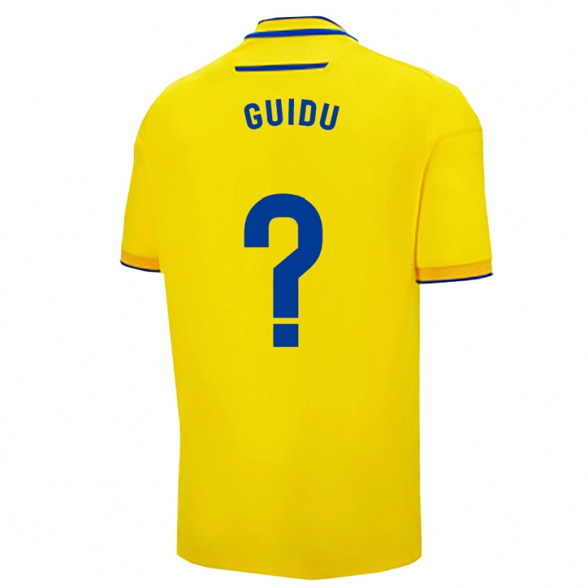 Danxen Herren Massi Guidu #0 Gelb Marine Heimtrikot Trikot 2025/26 T-Shirt Österreich