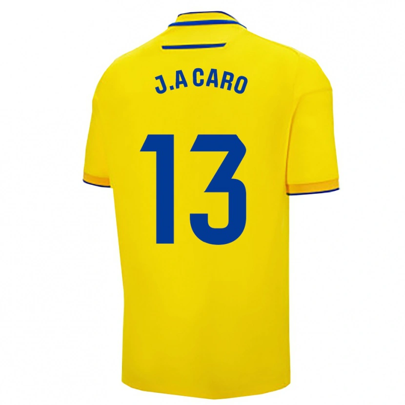 Danxen Herren José Antonio Caro #13 Gelb Marine Heimtrikot Trikot 2025/26 T-Shirt Österreich