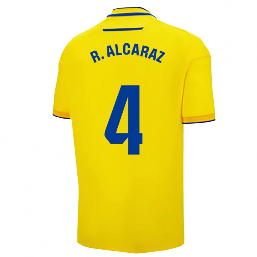 Danxen Herren Rubén Alcaraz #4 Gelb Marine Heimtrikot Trikot 2025/26 T-Shirt Österreich