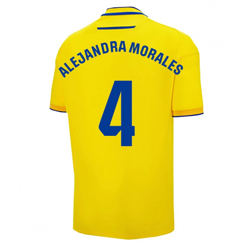 Danxen Herren Alejandra Morales Calvente #4 Gelb Marine Heimtrikot Trikot 2025/26 T-Shirt Österreich