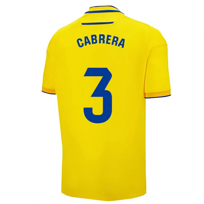 Danxen Herren Julio Cabrera #3 Gelb Marine Heimtrikot Trikot 2025/26 T-Shirt Österreich