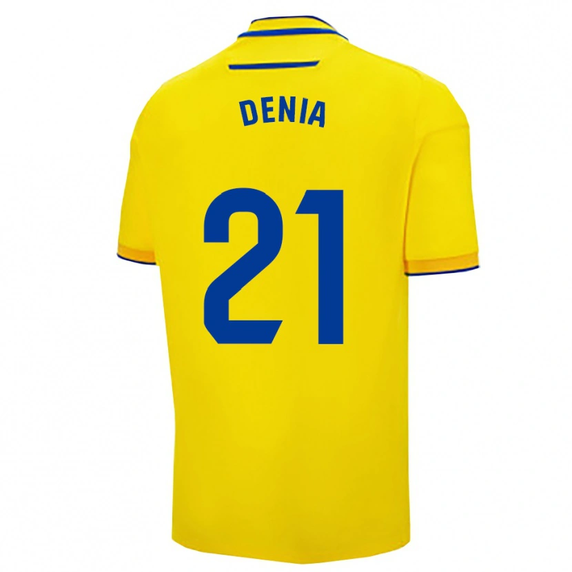 Danxen Herren Marcos Denia #21 Gelb Marine Heimtrikot Trikot 2025/26 T-Shirt Österreich