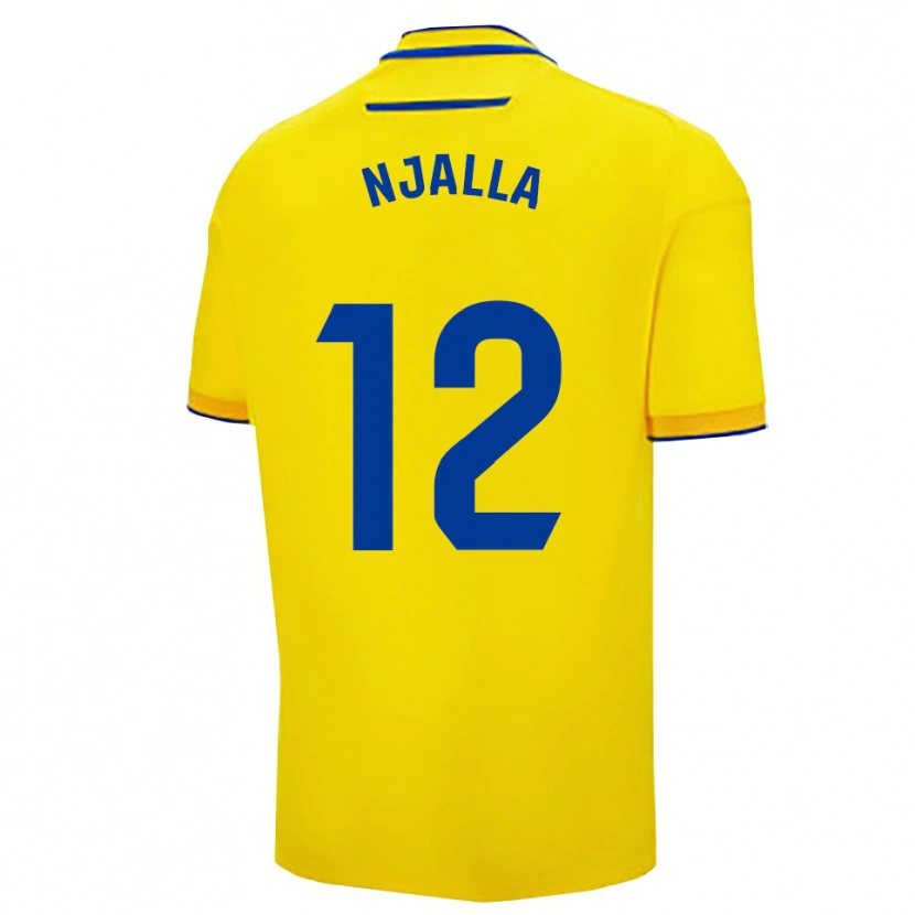Danxen Herren Nico Njalla #12 Gelb Marine Heimtrikot Trikot 2025/26 T-Shirt Österreich