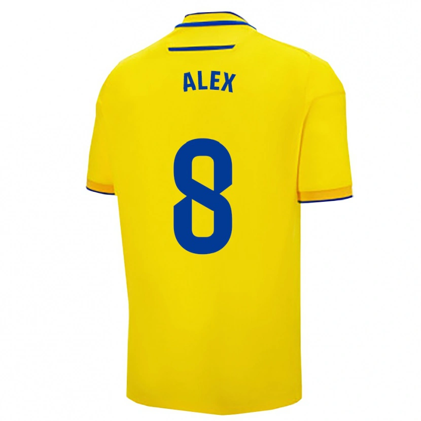 Danxen Herren Álex Fernández #8 Gelb Marine Heimtrikot Trikot 2025/26 T-Shirt Österreich