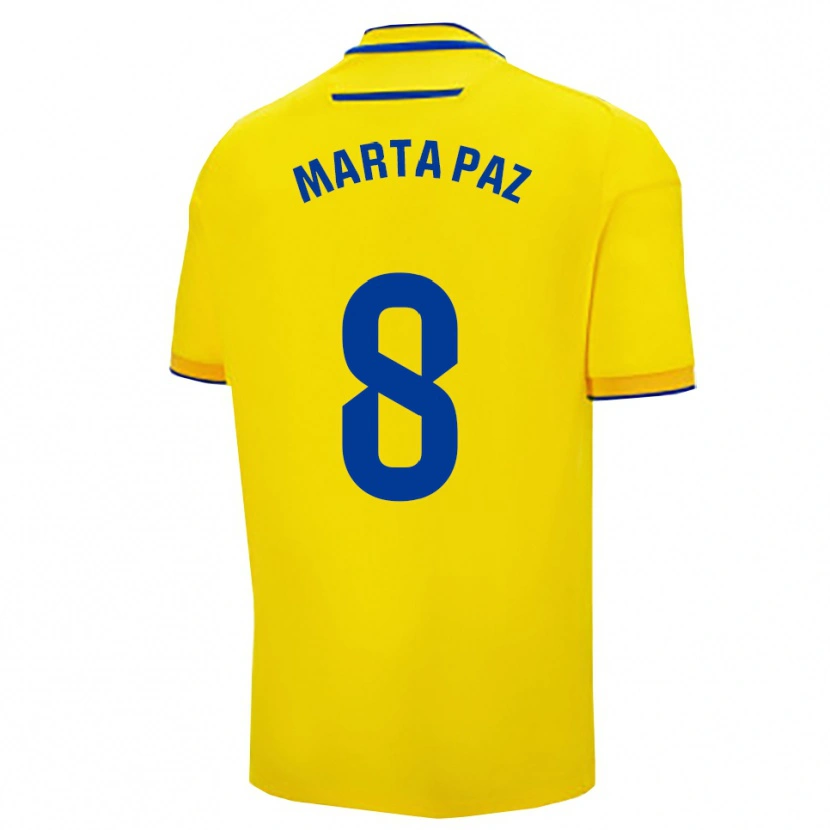 Danxen Herren Marta Milagros Paz Cruz #8 Gelb Marine Heimtrikot Trikot 2025/26 T-Shirt Österreich