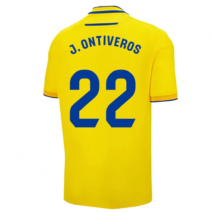 Danxen Herren Javi Ontiveros #22 Gelb Marine Heimtrikot Trikot 2025/26 T-Shirt Österreich