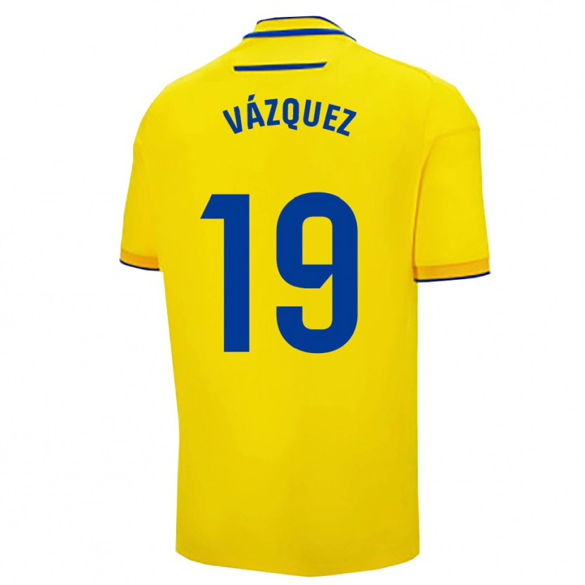 Danxen Herren Borja Vázquez #19 Gelb Marine Heimtrikot Trikot 2025/26 T-Shirt Österreich