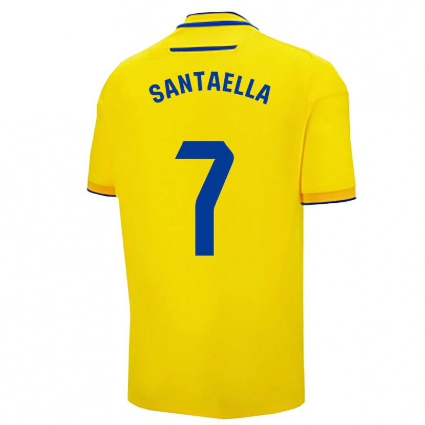 Danxen Herren Natalia Santaella Picón #7 Gelb Marine Heimtrikot Trikot 2025/26 T-Shirt Österreich