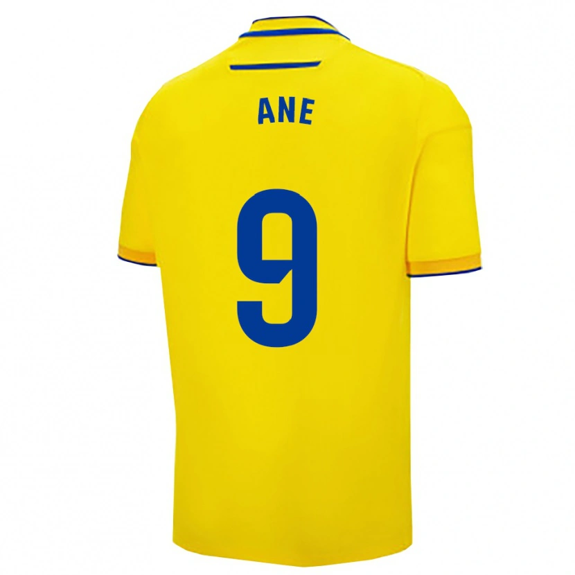 Danxen Herren Ane López De Heredia Alcelay #9 Gelb Marine Heimtrikot Trikot 2025/26 T-Shirt Österreich