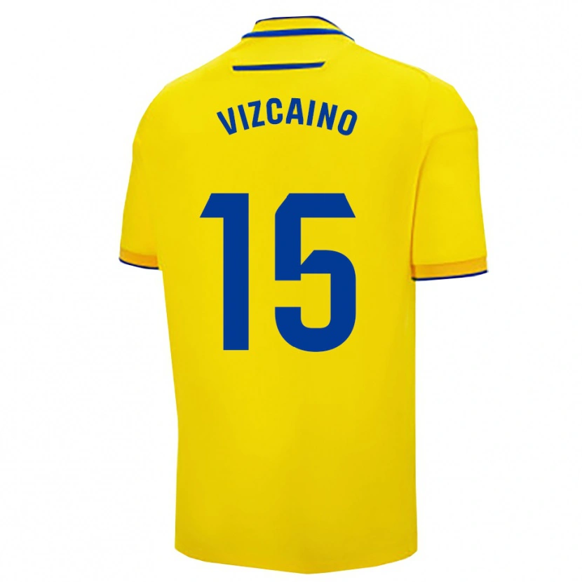 Danxen Herren Nacho Vizcaíno #15 Gelb Marine Heimtrikot Trikot 2025/26 T-Shirt Österreich