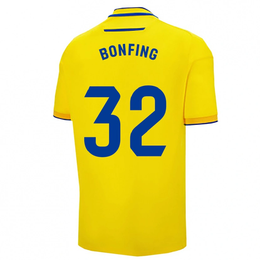 Danxen Herren Boubacar Bonfing #32 Gelb Marine Heimtrikot Trikot 2025/26 T-Shirt Österreich