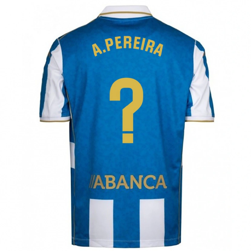 Danxen Herren Alejandro Pereira #0 Weiß Blau Heimtrikot Trikot 2025/26 T-Shirt Österreich