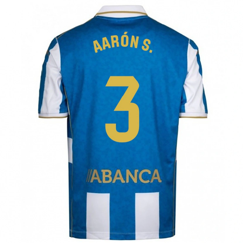 Danxen Herren Aarón Sánchez #3 Weiß Blau Heimtrikot Trikot 2025/26 T-Shirt Österreich