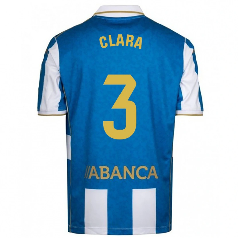 Danxen Herren Clara Rodríguez #3 Weiß Blau Heimtrikot Trikot 2025/26 T-Shirt Österreich