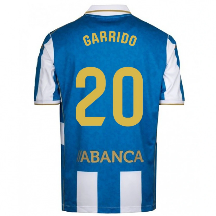 Danxen Herren Jaime Garrido #20 Weiß Blau Heimtrikot Trikot 2025/26 T-Shirt Österreich