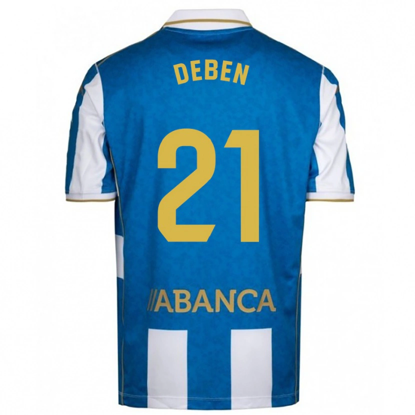 Danxen Herren Sara Debén #21 Weiß Blau Heimtrikot Trikot 2025/26 T-Shirt Österreich