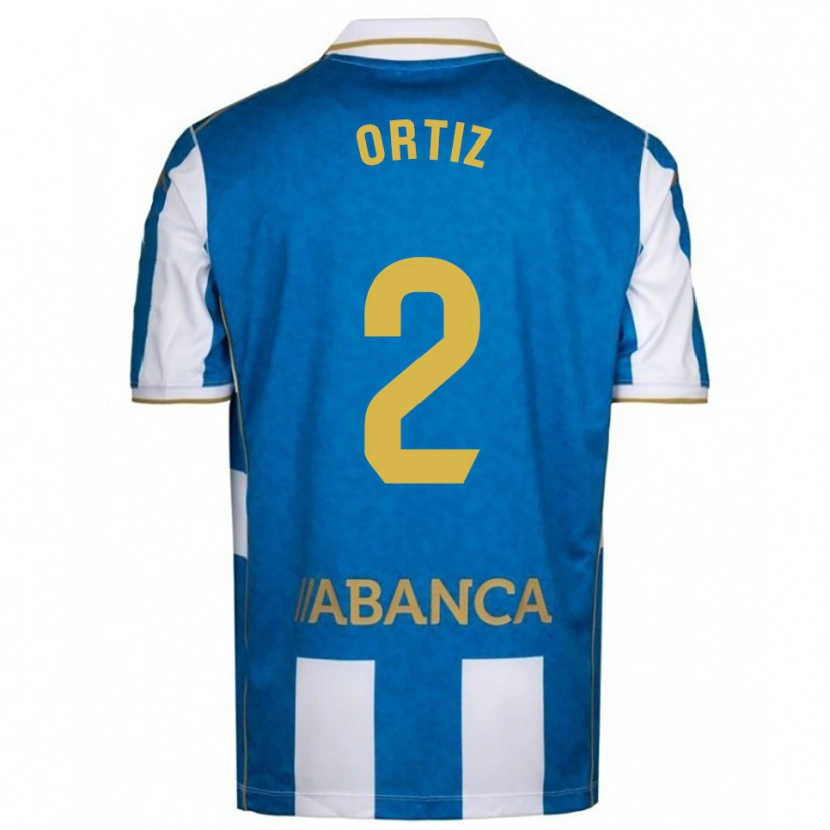 Danxen Herren Samara Ortiz #2 Weiß Blau Heimtrikot Trikot 2025/26 T-Shirt Österreich