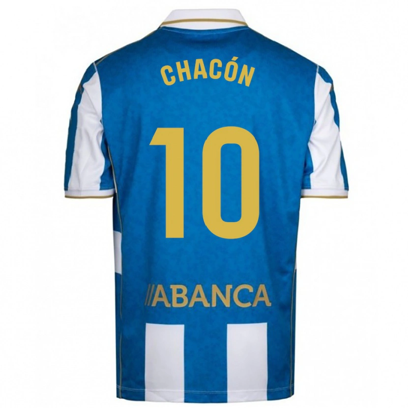 Danxen Herren Luis Chacón #10 Weiß Blau Heimtrikot Trikot 2025/26 T-Shirt Österreich