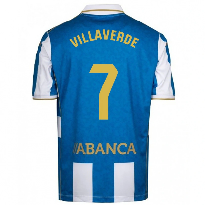 Danxen Herren Hugo Villaverde #7 Weiß Blau Heimtrikot Trikot 2025/26 T-Shirt Österreich