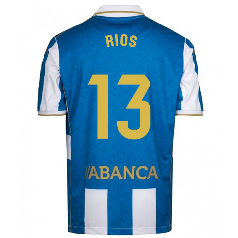 Danxen Herren Hugo Rios #13 Weiß Blau Heimtrikot Trikot 2025/26 T-Shirt Österreich