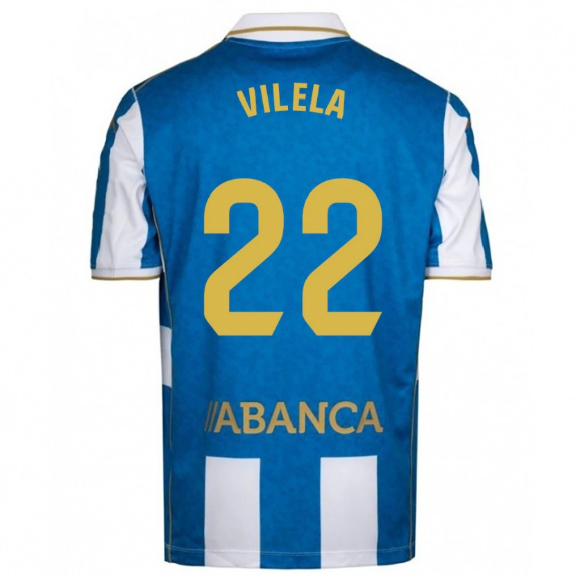 Danxen Herren Rubén Vilela #22 Weiß Blau Heimtrikot Trikot 2025/26 T-Shirt Österreich