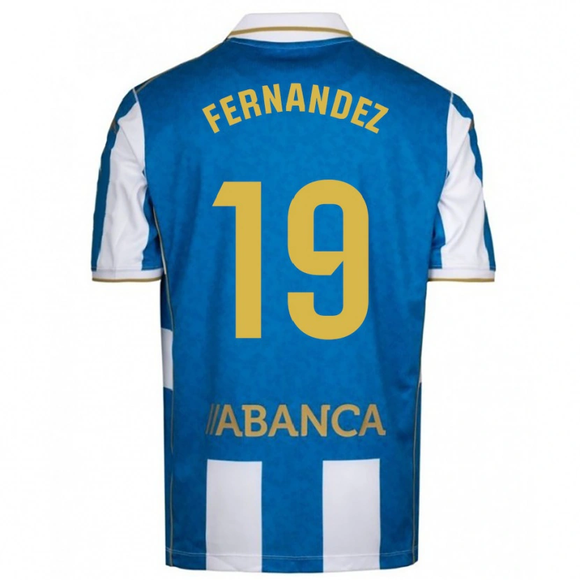 Danxen Herren Quique Fernández #19 Weiß Blau Heimtrikot Trikot 2025/26 T-Shirt Österreich