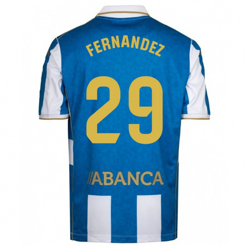 Danxen Herren Samu Fernández #29 Weiß Blau Heimtrikot Trikot 2025/26 T-Shirt Österreich