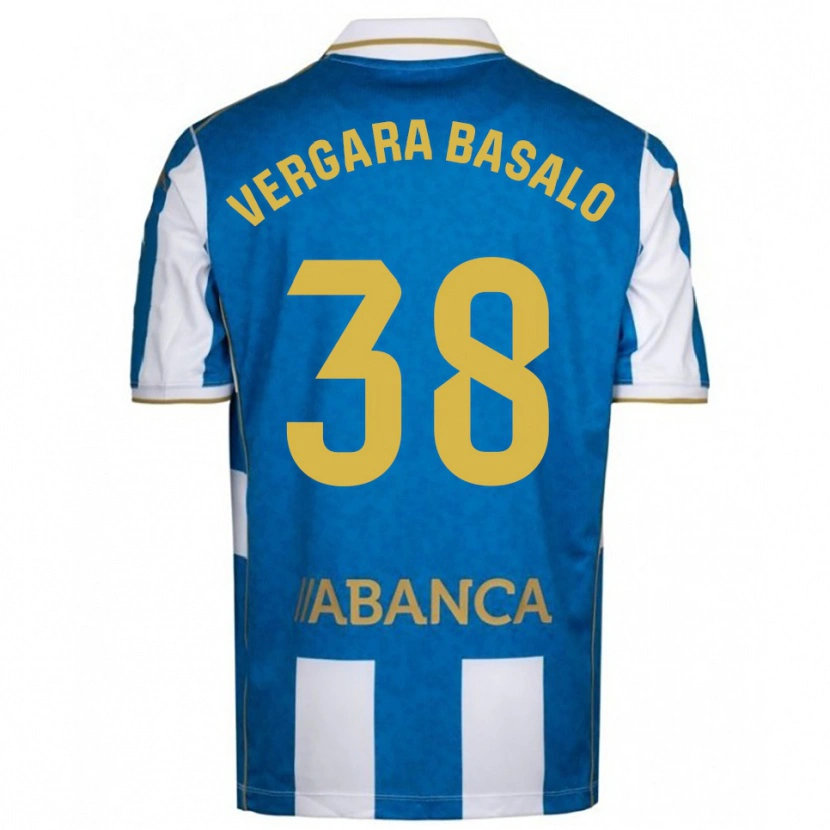Danxen Herren David Vergara Basalo #38 Weiß Blau Heimtrikot Trikot 2025/26 T-Shirt Österreich