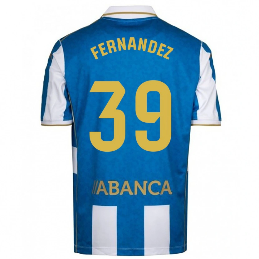 Danxen Herren David Fernández #39 Weiß Blau Heimtrikot Trikot 2025/26 T-Shirt Österreich