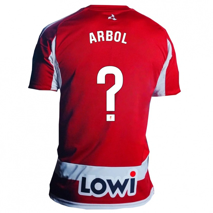 Danxen Herren Fran Árbol #0 Rot Weiß Heimtrikot Trikot 2025/26 T-Shirt Österreich