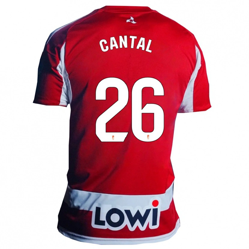 Danxen Herren Paco Cantal #26 Rot Weiß Heimtrikot Trikot 2025/26 T-Shirt Österreich