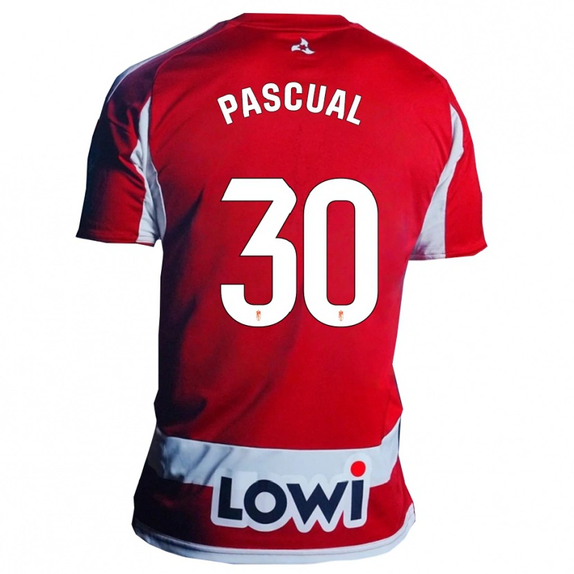 Danxen Herren Jorge Pascual #30 Rot Weiß Heimtrikot Trikot 2025/26 T-Shirt Österreich