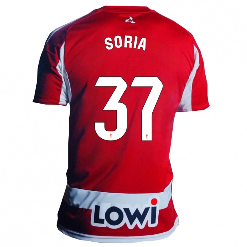 Danxen Herren Carlos Soria #37 Rot Weiß Heimtrikot Trikot 2025/26 T-Shirt Österreich