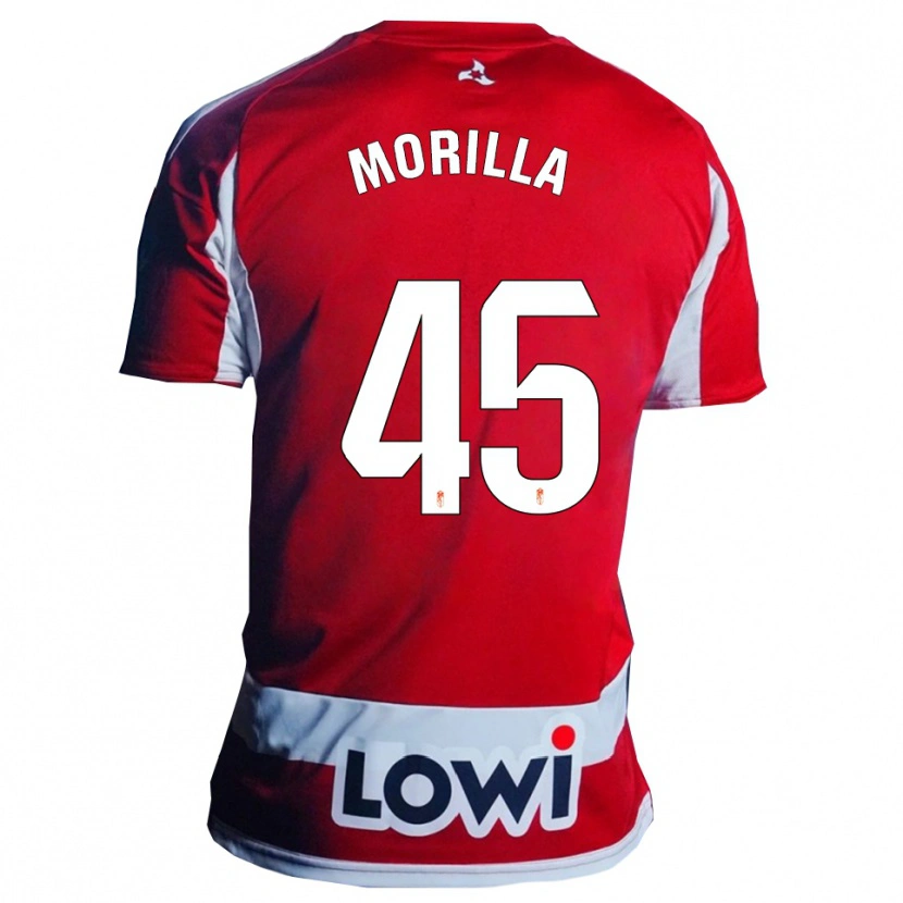 Danxen Herren David Morilla #45 Rot Weiß Heimtrikot Trikot 2025/26 T-Shirt Österreich