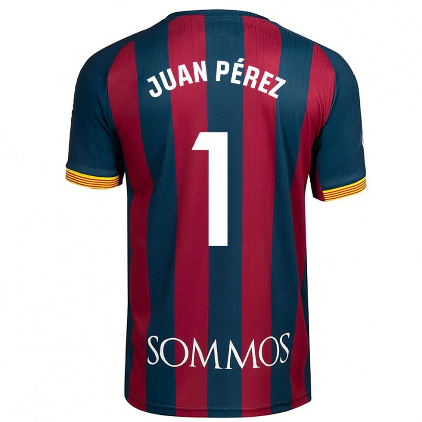 Danxen Herren Juan Pérez #1 Marineblau Rot Heimtrikot Trikot 2025/26 T-Shirt Österreich