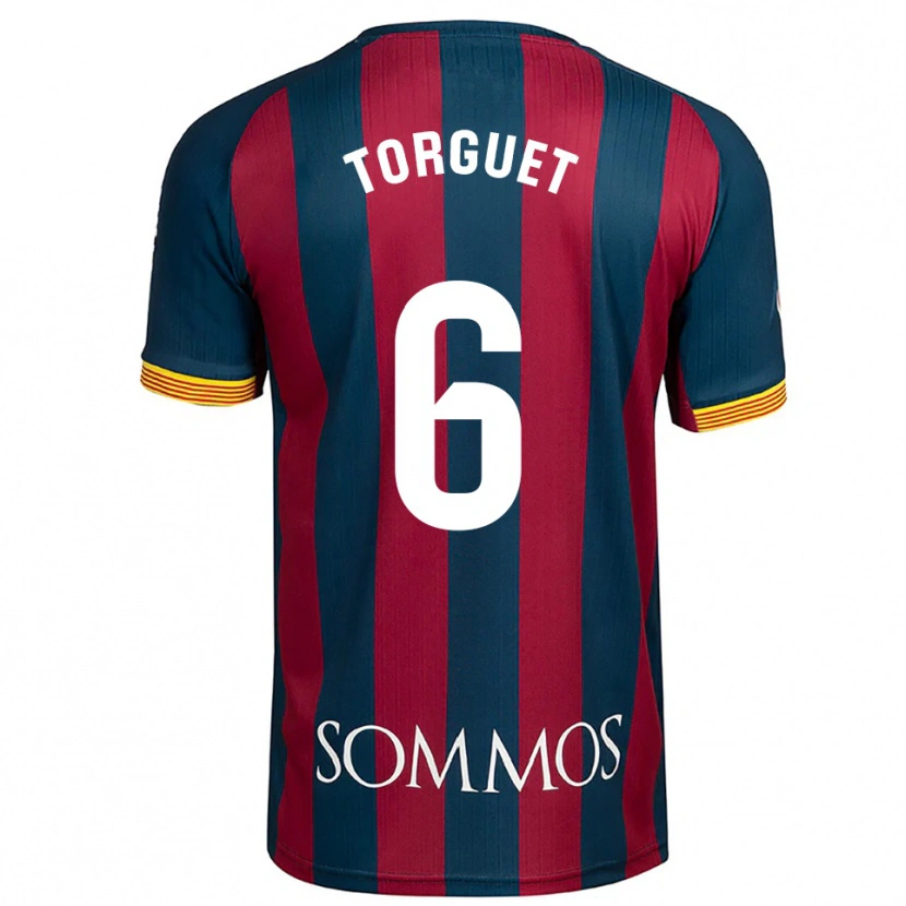 Danxen Herren Miguel Torguet #6 Marineblau Rot Heimtrikot Trikot 2025/26 T-Shirt Österreich