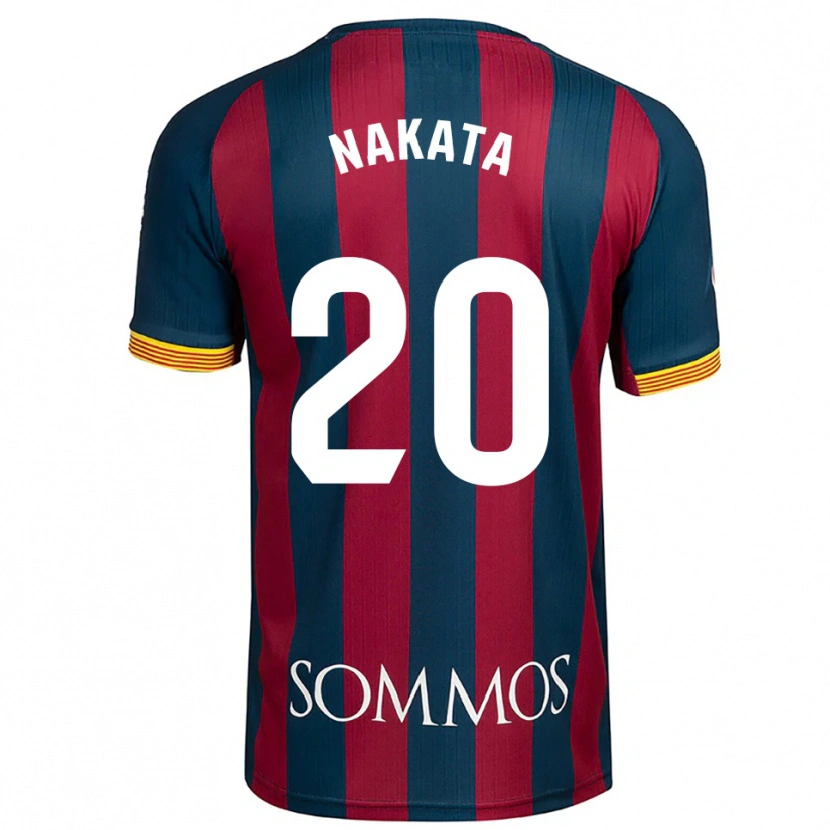 Danxen Herren Yuki Nakata #20 Marineblau Rot Heimtrikot Trikot 2025/26 T-Shirt Österreich