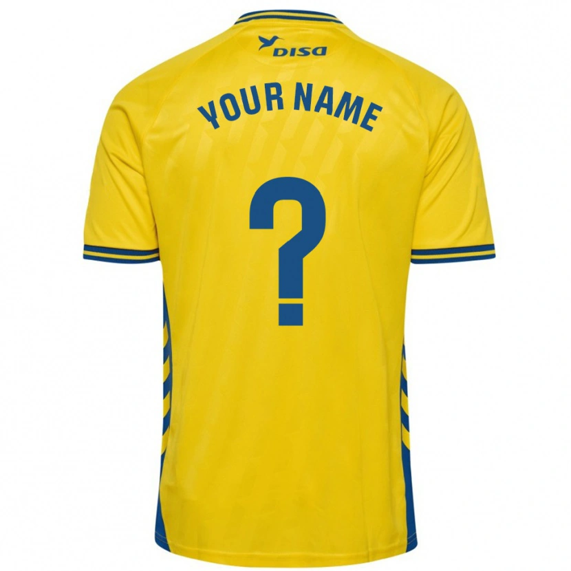 Danxen Herren Ihren Namen #0 Gelb Blau Heimtrikot Trikot 2025/26 T-Shirt Österreich