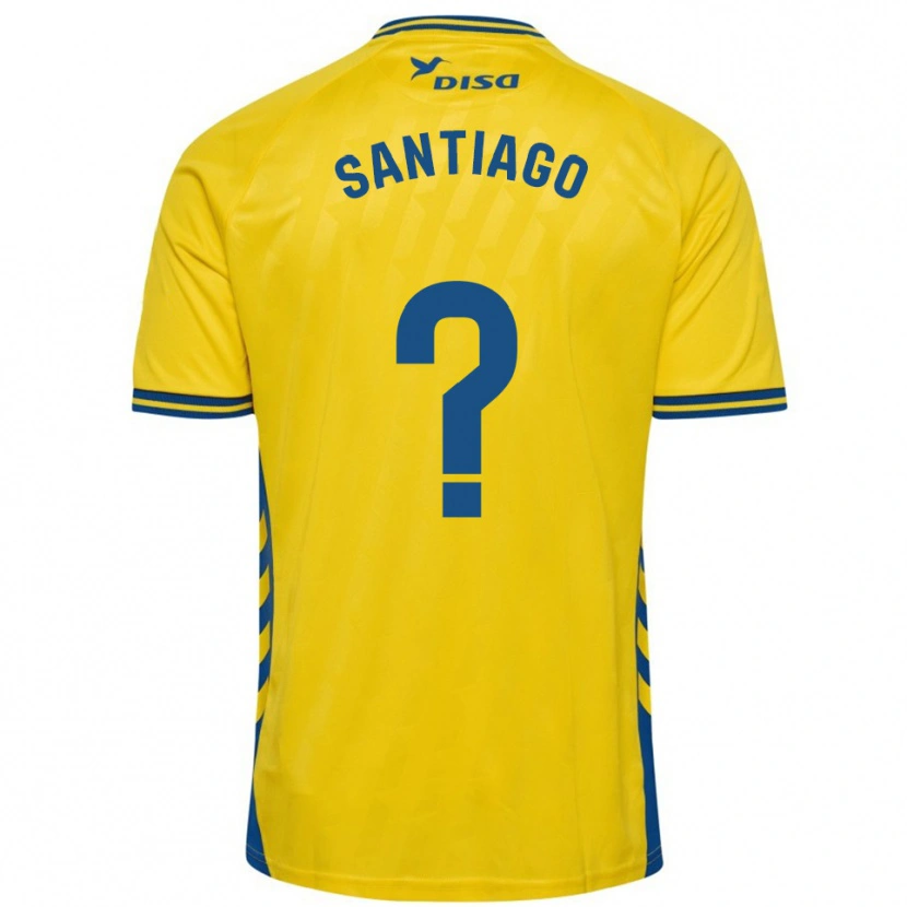 Danxen Herren Eduardo Santiago #0 Gelb Blau Heimtrikot Trikot 2025/26 T-Shirt Österreich